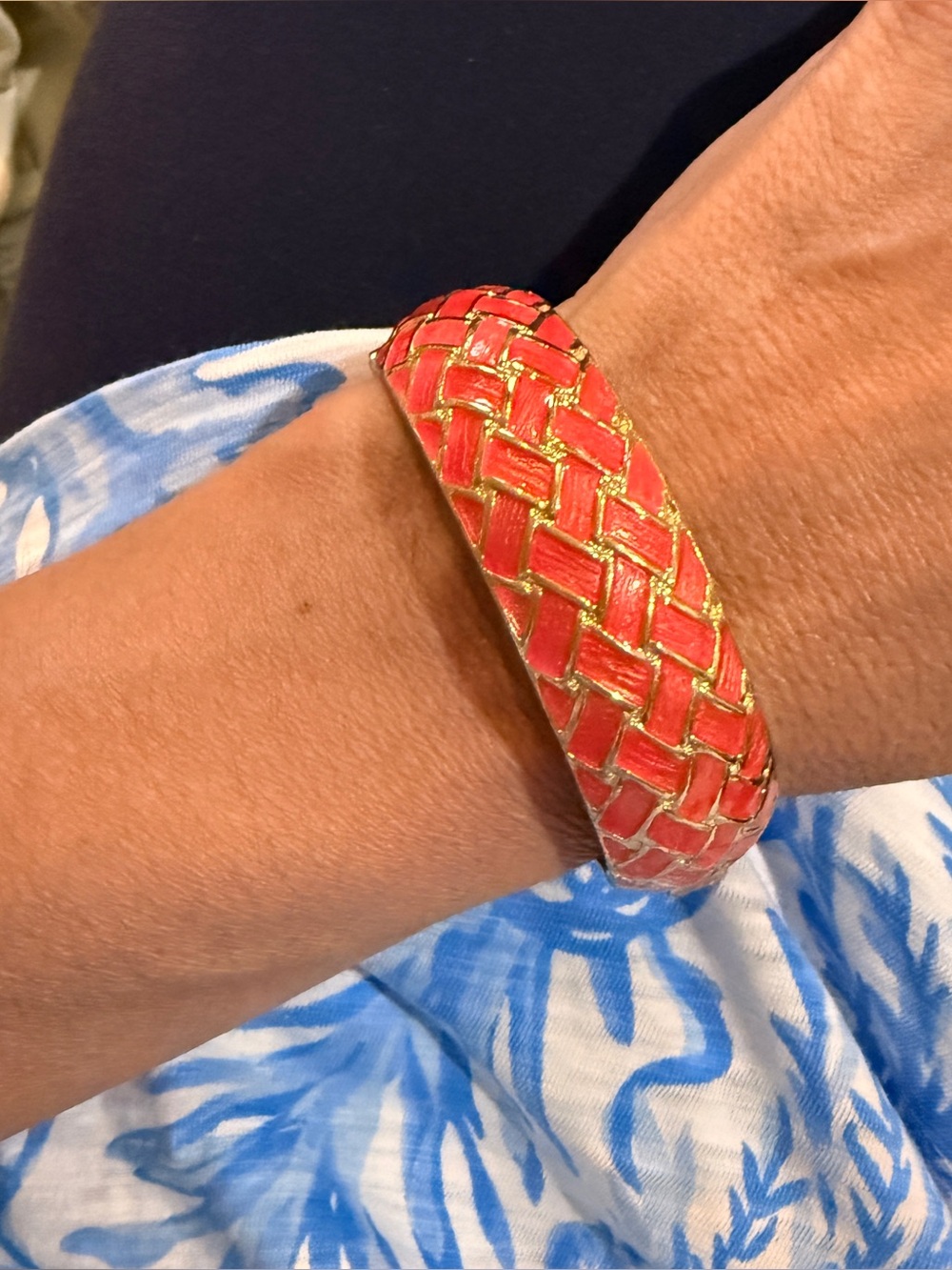 Lilly Pulitzer Basket Case Weave Bracelet